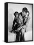 Entertainer Jerry Lewis with a Chimpanzee-Peter Stackpole-Framed Stretched Canvas