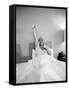 Entertainer Mae West Lifitng Barbells in Bed-Loomis Dean-Framed Stretched Canvas