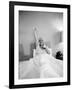 Entertainer Mae West Lifitng Barbells in Bed-Loomis Dean-Framed Photographic Print