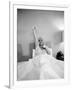 Entertainer Mae West Lifitng Barbells in Bed-Loomis Dean-Framed Photographic Print