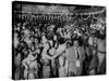 Entertainer Orson Welles Attending the Rio de Janerio Carnival Celebration-Hart Preston-Stretched Canvas