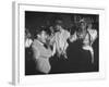 Entertainer Orson Welles Filming the Rio de Janerio Carnival Celebration-Hart Preston-Framed Premium Photographic Print