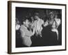 Entertainer Orson Welles Filming the Rio de Janerio Carnival Celebration-Hart Preston-Framed Premium Photographic Print