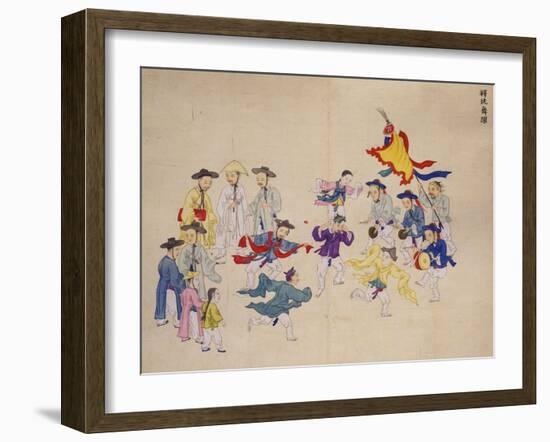 Entertainers Dancing-Kim Junkeun-Framed Giclee Print