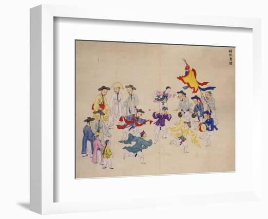 Entertainers Dancing-Kim Junkeun-Framed Giclee Print