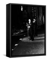 Entertainers Jerry Lewis and Dean Martin Performing-Ralph Crane-Framed Stretched Canvas