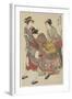 Entertainers of Tachibana-Cho, 1782-Torii Kiyonaga-Framed Giclee Print