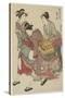 Entertainers of Tachibana-Cho, 1782-Torii Kiyonaga-Stretched Canvas