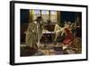 Entertaining the Harem (Oil on Panel)-Daniel Israel-Framed Giclee Print