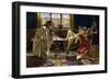 Entertaining the Harem (Oil on Panel)-Daniel Israel-Framed Giclee Print