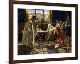 Entertaining the Harem-Daniel Israel-Framed Giclee Print