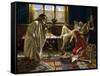 Entertaining the Harem-Daniel Israel-Framed Stretched Canvas