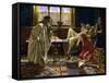 Entertaining the Harem-Daniel Israel-Framed Stretched Canvas