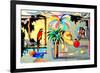 Entertaining the Recluse in the Circus of Dreams-Andrew Hewkin-Framed Giclee Print