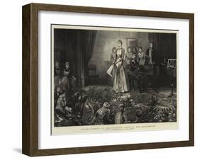 Entertainment at the Brompton Hospital for Consumption-Arthur Hopkins-Framed Giclee Print