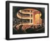 Entertainment at the Garrison Theatre, Bayeux, 1946-Paul Goranson-Framed Giclee Print