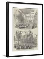 Entertainment at the Portman Street Barracks-null-Framed Giclee Print