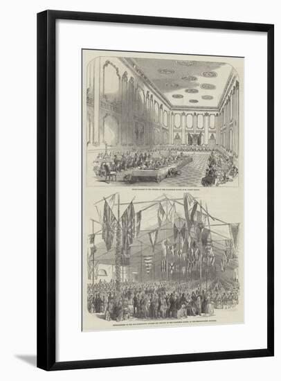 Entertainment at the Portman Street Barracks-null-Framed Giclee Print