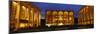 Entertainment Building Lit Up at Night, Lincoln Center, Manhattan, New York City-null-Mounted Photographic Print