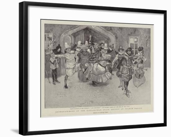 Entertainment by the Elizabethan Stage Society at Fulham Palace-Frank Craig-Framed Giclee Print