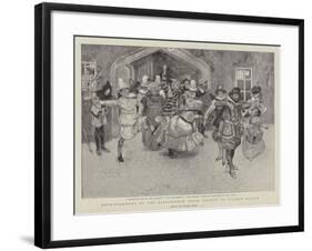 Entertainment by the Elizabethan Stage Society at Fulham Palace-Frank Craig-Framed Giclee Print