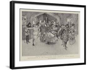 Entertainment by the Elizabethan Stage Society at Fulham Palace-Frank Craig-Framed Giclee Print