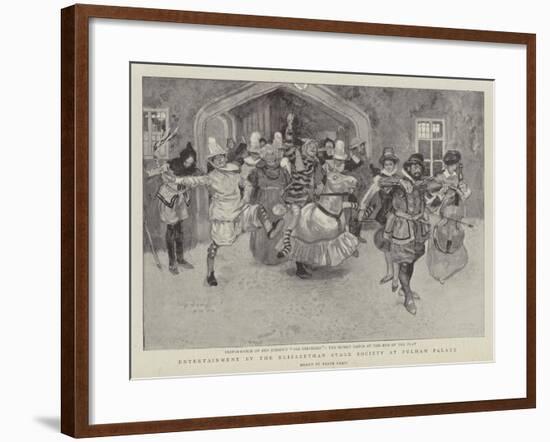 Entertainment by the Elizabethan Stage Society at Fulham Palace-Frank Craig-Framed Giclee Print