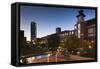 Entertainment District, Bricktown, Oklahoma City, Oklahoma, USA-Walter Bibikow-Framed Stretched Canvas