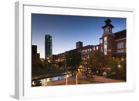 Entertainment District, Bricktown, Oklahoma City, Oklahoma, USA-Walter Bibikow-Framed Photographic Print