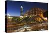 Entertainment District, Bricktown, Oklahoma City, Oklahoma, USA-Walter Bibikow-Stretched Canvas