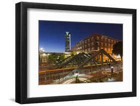 Entertainment District, Bricktown, Oklahoma City, Oklahoma, USA-Walter Bibikow-Framed Photographic Print