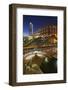 Entertainment District, Bricktown, Oklahoma City, Oklahoma, USA-Walter Bibikow-Framed Photographic Print