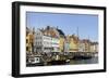 Entertainment District Nyhavn, Copenhagen, Scandinavia-Axel Schmies-Framed Photographic Print