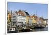 Entertainment District Nyhavn, Copenhagen, Scandinavia-Axel Schmies-Framed Photographic Print