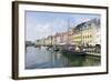 Entertainment District Nyhavn, Tourists, Copenhagen, Denmark, Scandinavia-Axel Schmies-Framed Photographic Print