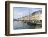 Entertainment District Nyhavn, Tourists, Copenhagen, Denmark, Scandinavia-Axel Schmies-Framed Photographic Print