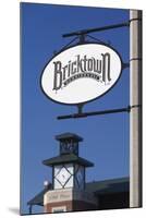 Entertainment District Sign, Bricktown, Oklahoma City, Oklahoma, USA-Walter Bibikow-Mounted Photographic Print