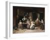 Entertainment for the Baby, 1876-Charles Auguste Lobbedez-Framed Giclee Print