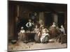 Entertainment for the Baby, 1876-Charles Auguste Lobbedez-Mounted Giclee Print