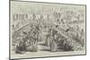 Entertainment Given to British and American Naval Officers at Honolulu (Sandwich Islands)-null-Mounted Giclee Print