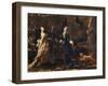 Entertainment in a Garden of Albaro (detail)-Alessandro Magnasco-Framed Giclee Print