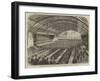 Entertainment of Her Majesty's Ministers in the Volunteer Drill-Hall at Bristol-null-Framed Giclee Print