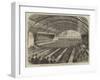 Entertainment of Her Majesty's Ministers in the Volunteer Drill-Hall at Bristol-null-Framed Giclee Print