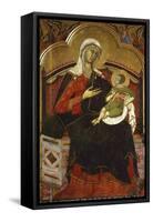 Enthroned Madonna and Child, 13th Century by an Unknown Italian Artist-null-Framed Stretched Canvas