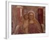 Enthroned Madonna and Child from Basilica of San Giulio, Island of San Giulio, Orta San Giulio-null-Framed Giclee Print