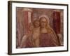 Enthroned Madonna and Child from Basilica of San Giulio, Island of San Giulio, Orta San Giulio-null-Framed Giclee Print