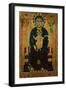 Enthroned Madonna and Child, known as "The Big-Eyed Madonna"-null-Framed Giclee Print