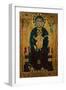 Enthroned Madonna and Child, known as "The Big-Eyed Madonna"-null-Framed Giclee Print