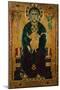 Enthroned Madonna and Child, known as "The Big-Eyed Madonna"-null-Mounted Giclee Print