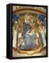 Enthroned Madonna and Child with Angels-null-Framed Stretched Canvas